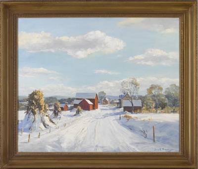 Landscape with Barn