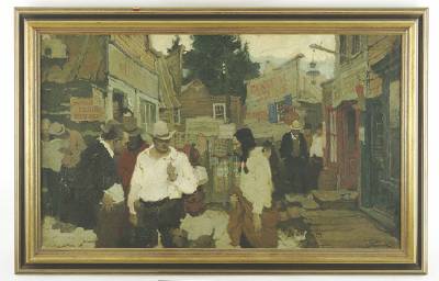 Western street scene