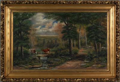 Sample artwork by George Falk (1865 - 1948), known for landscape painting - View similar artists and auction records