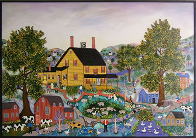 Folk Art Landscape
