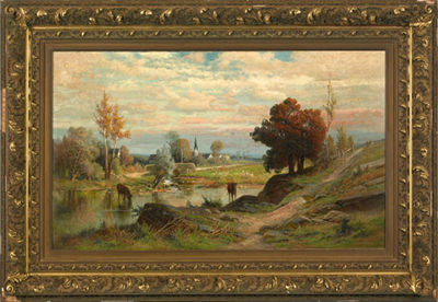 Landscape with Cows