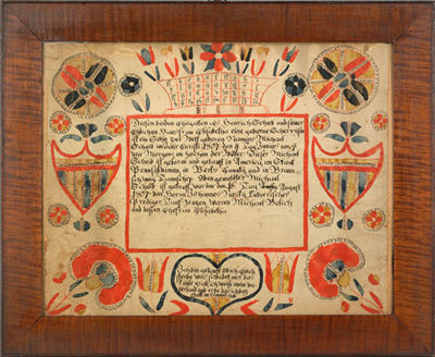 Berks County Fraktur