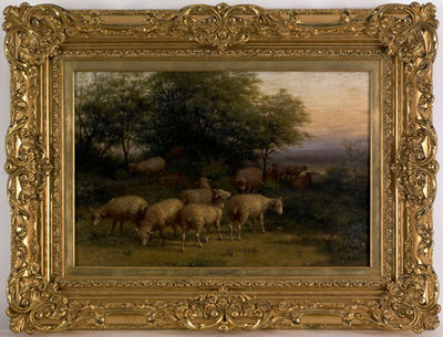 Landscape with sheep