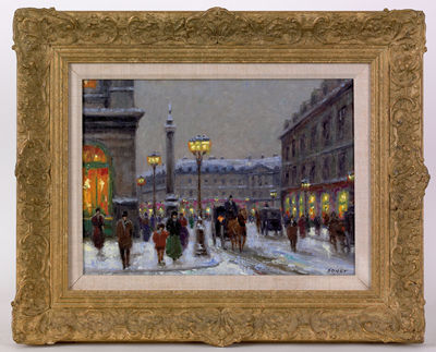 Winter street scene