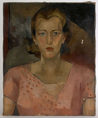 Portrait of Mildred Bunting Miller: Self-portrait