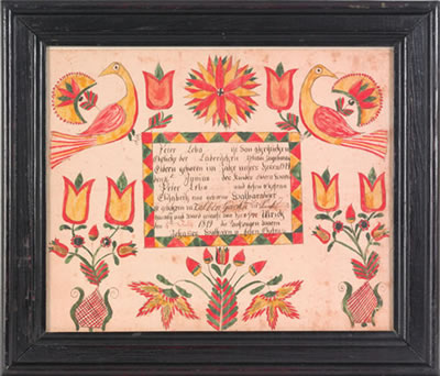 Fraktur by Abraham Huth - Auction record, sale price, and art valuation. Compare with similar artists and explore comparable artworks.