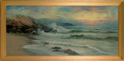 SUNSET NEW ENGLAND COAST
