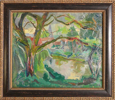 Landscape by Claude (Simon) Vanier - Auction record, sale price, and art valuation. Compare with similar artists and explore comparable artworks.