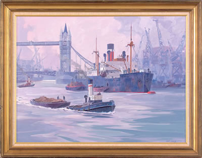 Above Tower Bridge