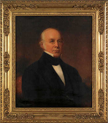 Portrait of John Alexander Brown, Director of the Insurance Company of North America, 1828-1872 by Samuel Bell Waugh - Auction record, sale price, and art valuation. Compare with similar artists and explore comparable artworks.