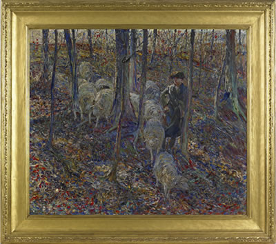 Sample artwork by John Edward Costigan (1888 - 1972), known for lithography sketch artist, pastoral theme impressionist painting - View similar artists and auction records