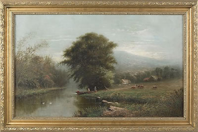 Landscape by Frederick Spang - Auction record, sale price, and art valuation. Compare with similar artists and explore comparable artworks.