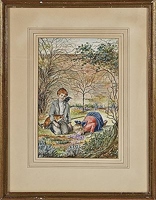 Children in a garden