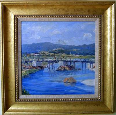 The Walking Bridge at Good Harbor Beach, Gloucester, MA by Henry Curtis Ahl Jr - Auction record, sale price, and art valuation. Compare with similar artists and explore comparable artworks.