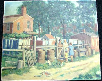 Landscape of an Alley in Reading