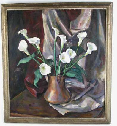 Still Life a Copper Vase