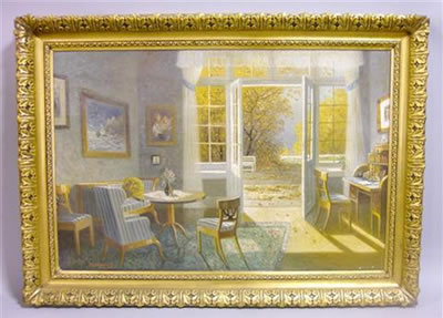 BIEDERMEIER INTERIOR SCENE by Paul Gehrman - Auction record, sale price, and art valuation. Compare with similar artists and explore comparable artworks.
