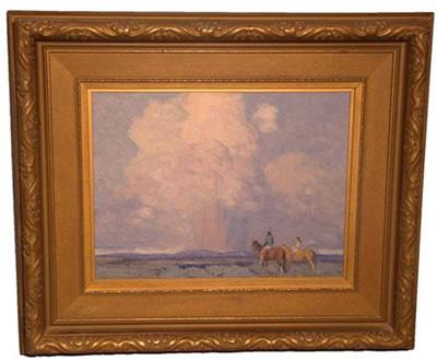 THE PLAINS ACROSS by Ralph Waldo Emerson Meyers - Auction record, sale price, and art valuation. Compare with similar artists and explore comparable artworks.