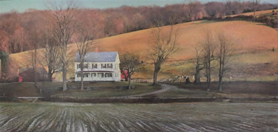 JOHNSON'S FARM, SHADOWS EDGE INTO EVENING, 1986