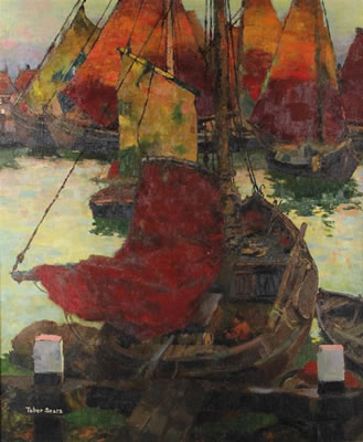 THE FLEET AT EVENING