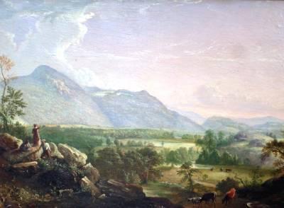 View of Mount Morris, Wyoming County 1852