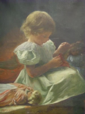 Family Cares by Joseph Hatfield - Auction record, sale price, and art valuation. Compare with similar artists and explore comparable artworks.