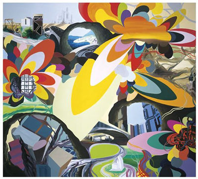 Sample artwork by Franz Ackermann (Born 1963), known for social theme based conceptual paintings and installations - View similar artists and auction records