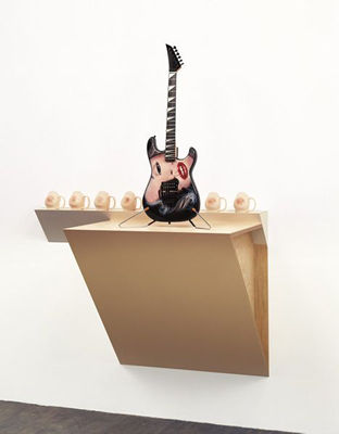 Untitled (breast mugs, Marilyn guitar) I-2, 1990