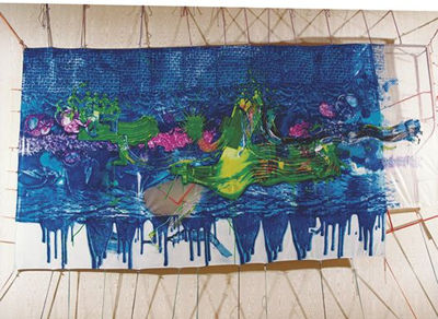 Paintant (Blue), 1998 by Fabian Marcaccio - Auction record, sale price, and art valuation. Compare with similar artists and explore comparable artworks.