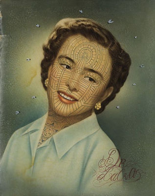 Untitled (retrato mujer) by Dr Lakra - Auction record, sale price, and art valuation. Compare with similar artists and explore comparable artworks.
