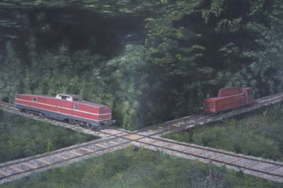 Sample artwork by Dirk Skreber (Born 1961), known for painting and sculpture - View similar artists and auction records
