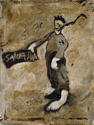 Portrait of Sandro Chia: Untitled (Self-portarit), 1978