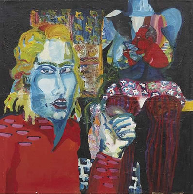 Portrait of George Condo: Self-Portrait, 1970