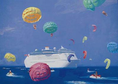 Sample artwork by Maxim Mamsikov (Born 1968), known for video works and performances - View similar artists and auction records