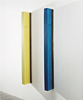 Two works: (i) Untitled (Green); (ii) Untitled (Blue) by Herbert Hamak - Auction record, sale price, and art valuation. Compare with similar artists and explore comparable artworks.
