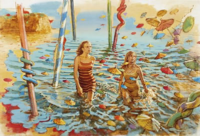 Sample artwork by Arsen Savadov (Born 1962), known for painting - View similar artists and auction records