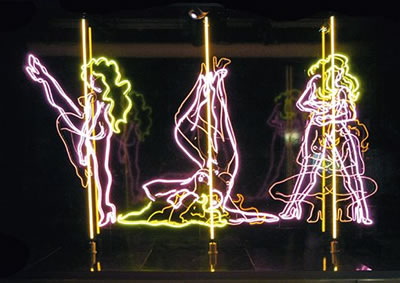 Pole Dancers, 2005 by Chris Bracey - Auction record, sale price, and art valuation. Compare with similar artists and explore comparable artworks.