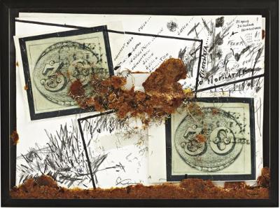 Sample artwork by Artur Barrio (Born 1945), known for painting and sculpture - View similar artists and auction records