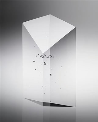 Sample artwork by Timo Tapani Sarpaneva (1926 - 2006), known for modernist, innovative glass sculpture, textiles, glass and wood - View similar artists and auction records