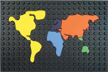 Black Lego Map, 2012
