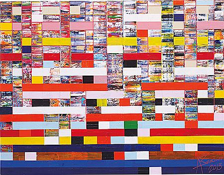 Lignes de Couleur Opus 115, 2013 by Alexandre Richelieu-Beridze - Auction record, sale price, and art valuation. Compare with similar artists and explore comparable artworks.