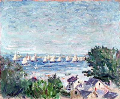 The Fishing Fleet & Dahlias: double-sided