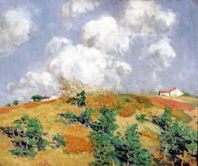 Sample artwork by Caleb Arnold Slade (1882 - 1961), known for landscape with figure, religion, portrait - View similar artists and auction records