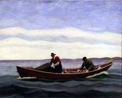 Lobster Fishermen (Lobstermen in Dory)