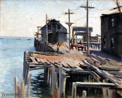 Old Cannery by Ernest Elwood Perry - Auction record, sale price, and art valuation. Compare with similar artists and explore comparable artworks.
