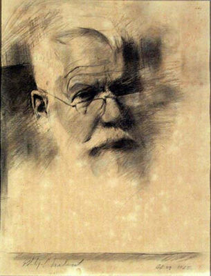 Portrait of Philip Cecil Malicoat: Self-portrait