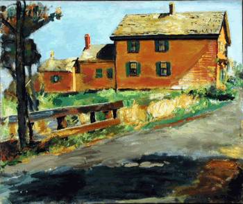 Untitled (House by road)