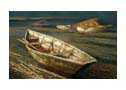Sample artwork by James Wingate Parr (1923 - 1969), known for abstract shore view-mod imagery - View similar artists and auction records