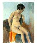 Seated Nude by Edwin Reeves Euler - Auction record, sale price, and art valuation. Compare with similar artists and explore comparable artworks.
