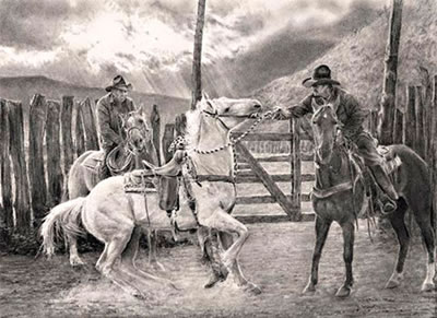 Mountin' Storm by Robert "Shoofly" Shufelt - Auction record, sale price, and art valuation. Compare with similar artists and explore comparable artworks.